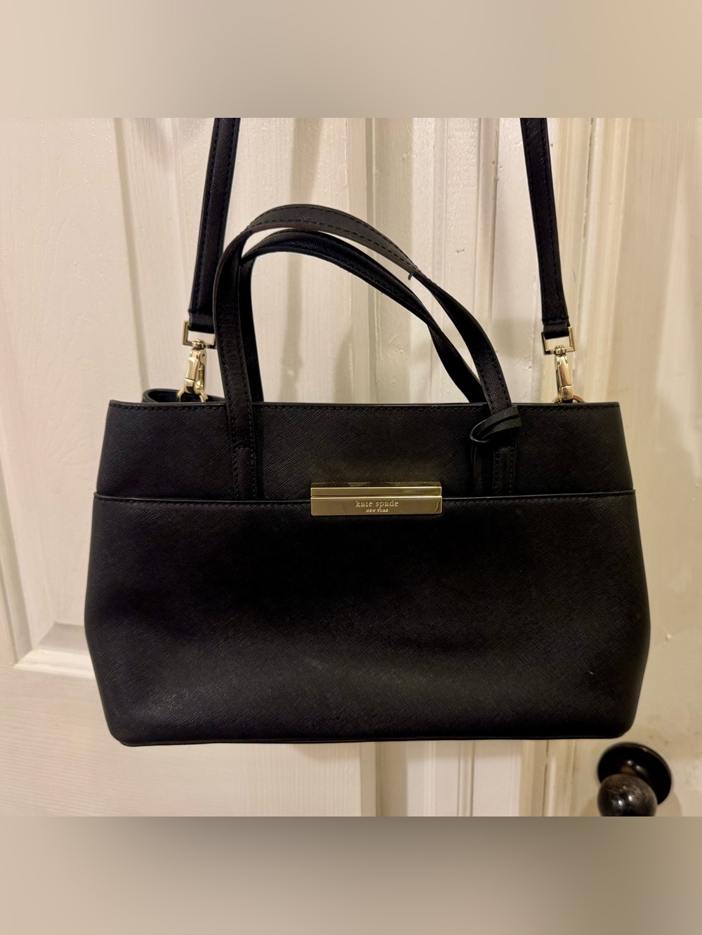 Like New Kate Spade Black Leather Purse